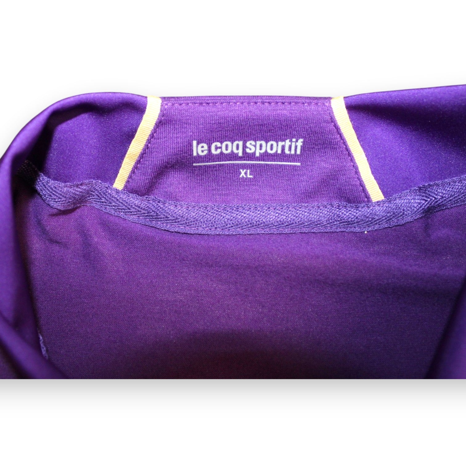 Etichetta collo Le Coq Sportif maglia Fiorentina 2018-19 Player Issued – taglia XL – dettaglio interno