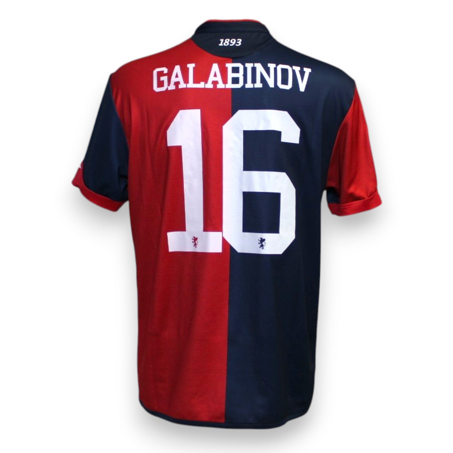 Retro maglia Genoa 2017-18 numero 16 Galabinov Player Issued – personalizzazione ufficiale – cimelio Serie A
