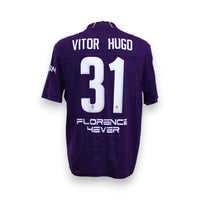 Retro maglia Fiorentina 2018-19 numero 31 Vitor Hugo Player Issued – scritta Florence 4ever – cimelio Coppa Italia