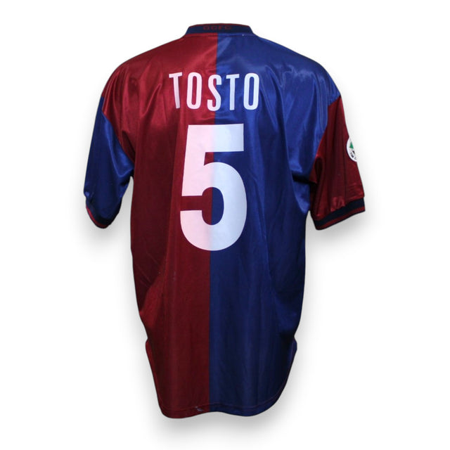 Retro maglia Genoa Home 2004-05 Player Issued Vittorio Tosto numero 5 – Errea – Serie B vintage