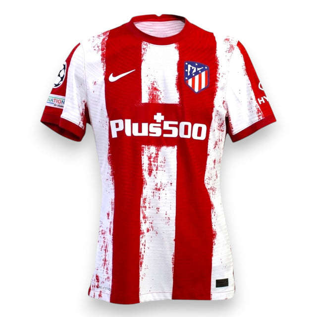 Maglia Atlético Madrid Home 2021-22 Player Issued Stefan Savic – Nike – taglia L – sponsor Plus500 – condizioni Excellent