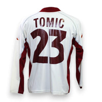 Retro maglia Roma Away 2001-02 numero 23 Tomić Player Issued maniche lunghe – nameset originale Kappa – cimelio vintage Serie A