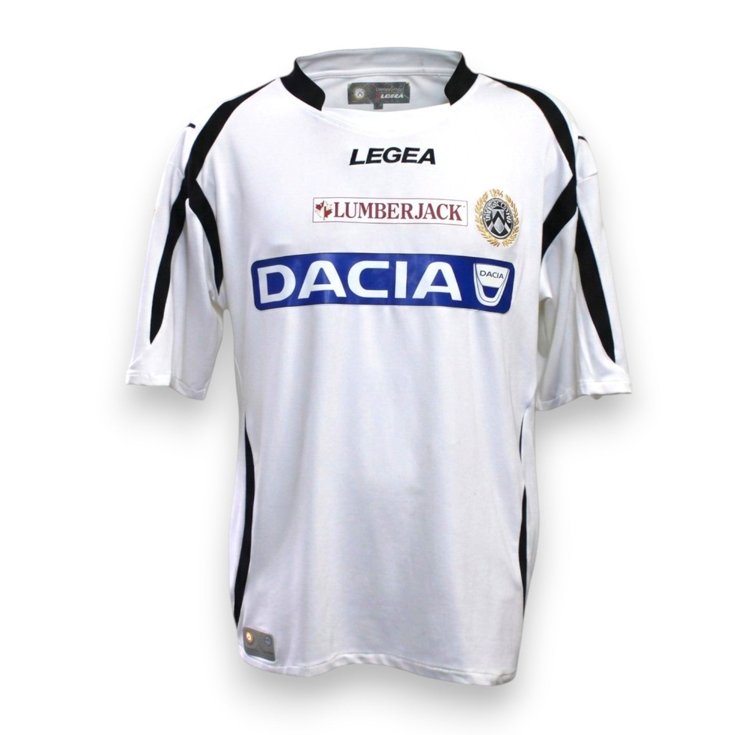 Maglia Udinese Third 2010-11 Player Issued Emmanuel Agyemang-Badu numero 19 – Legea – sponsor Dacia Lumberjack – condizioni Good