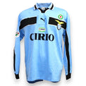 Maglia SS Lazio Home 1998-99 Player Issued autografata Roberto Mancini – Puma – taglia XL – condizioni Excellent