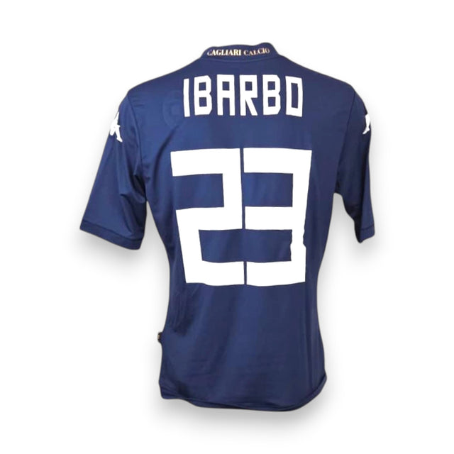 Retro maglia Cagliari 2013-14 numero 23 Ibarbo Player Issued – nameset bianco – patch Serie A TIM – cimelio rossoblù