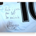 Autografo originale Roberto Mancini maglia SS Lazio Home 1998-99 Player Issued – firma in pennarello – Puma