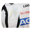 Dettaglio condizioni maglia Udinese Third 2010-11 Player Issued – lieve alone di conservazione sulla manica – sponsor Lumberjack Dacia