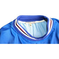 Dettaglio interno collo maglia Sampdoria Home 2001-02 Player Issued – etichetta taglia XL – fascia bianco rosso nero – Asics