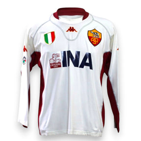 Maglia Roma Away 2001-02 Player Issued Ivan Tomić numero 23 maniche lunghe – Kappa – Scudetto – sponsor INA Generali – condizioni Excellent vintage