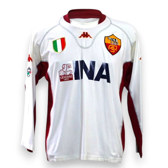 Maglia Roma Away 2001-02 Player Issued Ivan Tomić numero 23 maniche lunghe – Kappa – Scudetto – sponsor INA Generali – condizioni Excellent vintage