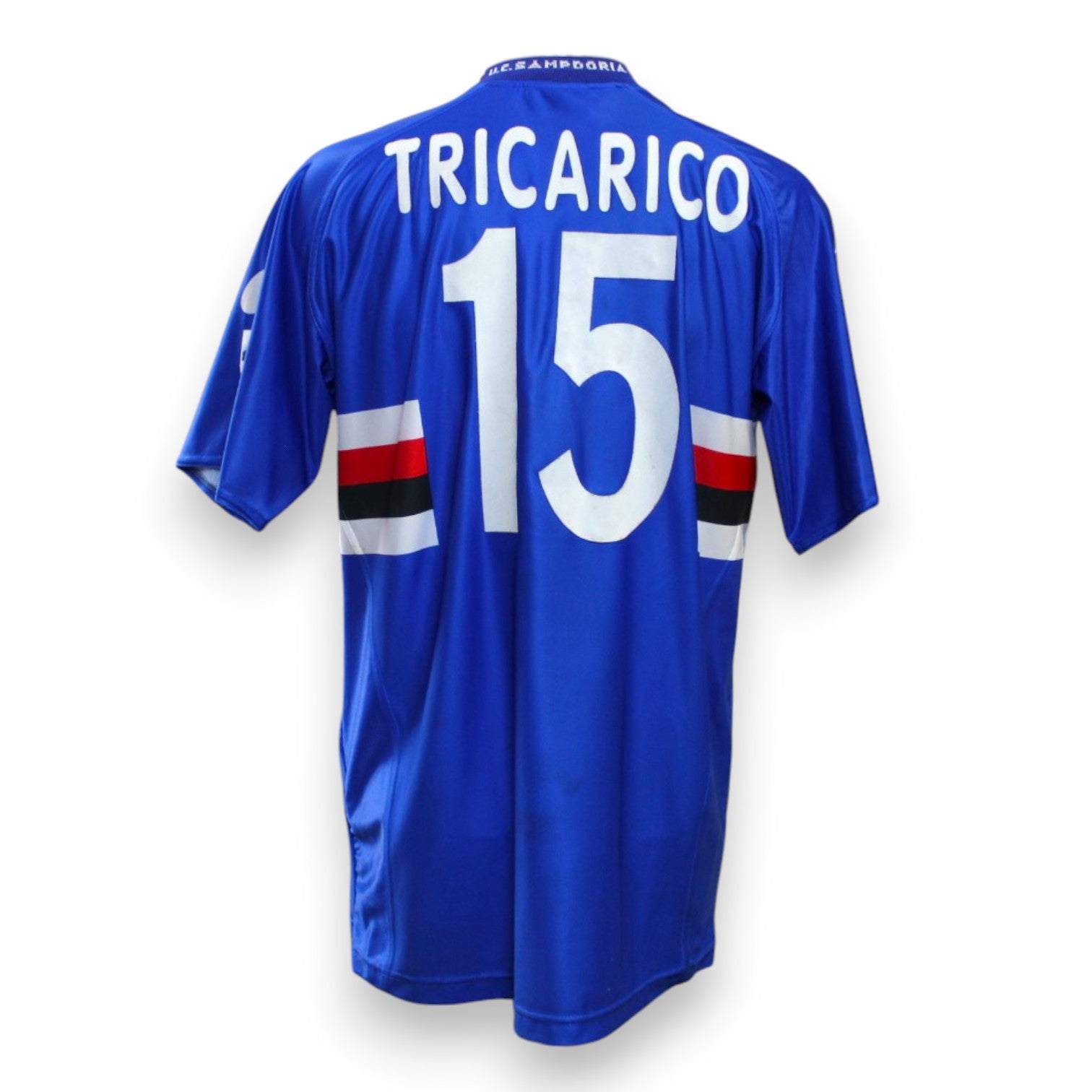 Retro maglia Sampdoria 2001-02 Player Issued Fabio Tricarico – cimelio vintage Serie B – Asics