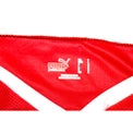 Etichetta interna Puma taglia L maglia Svizzera Home 2008 – Made in Turkey – colletto a V bianco