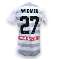 Retro maglia Udinese Third 2016-17 numero 27 Widmer Player Issued – nameset originale HS Football – sponsor Magnadyne – patch Serie A TIM