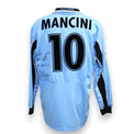 Retro maglia SS Lazio 1998-99 Player Issued autografata Roberto Mancini – autografo originale – cimelio vintage Serie A