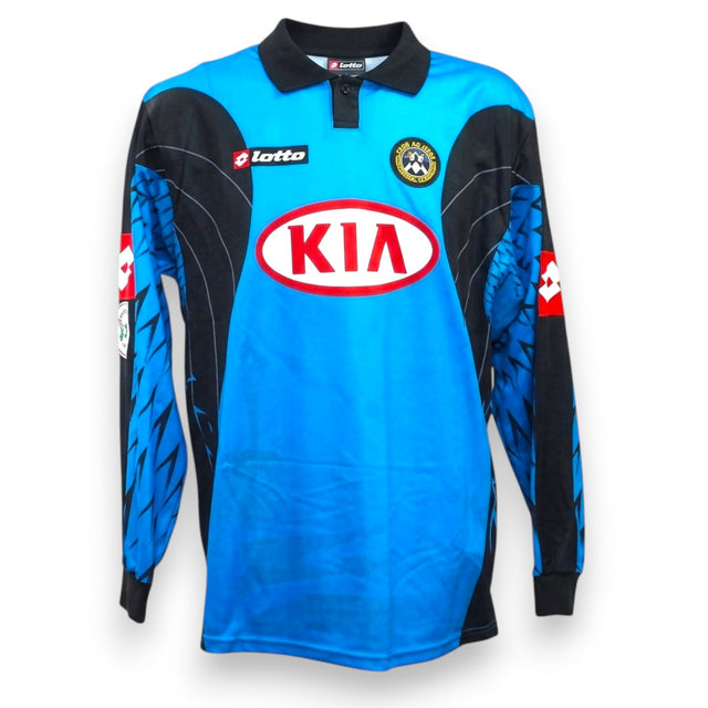 Maglia Udinese Third 2005-06 Player Issued manica lunga – Lotto – sponsor KIA – stemma Udinese – patch Serie A TIM