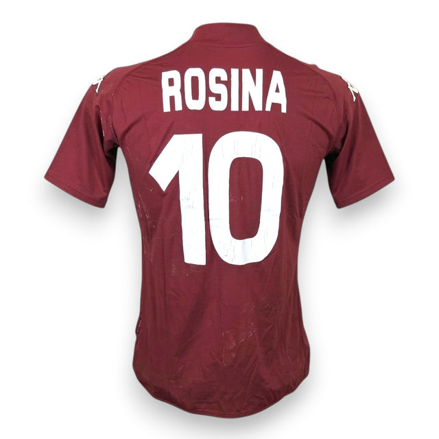Retro maglia Torino Home 2008-09 Player Issued – nameset Rosina numero 10 – Kappa – cimelio Serie A