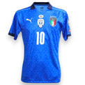 Maglia Italia Home 2021 Player Issued Insigne numero 10 – Puma Ultraweave – patch UEFA European Champions 2020 – taglia M