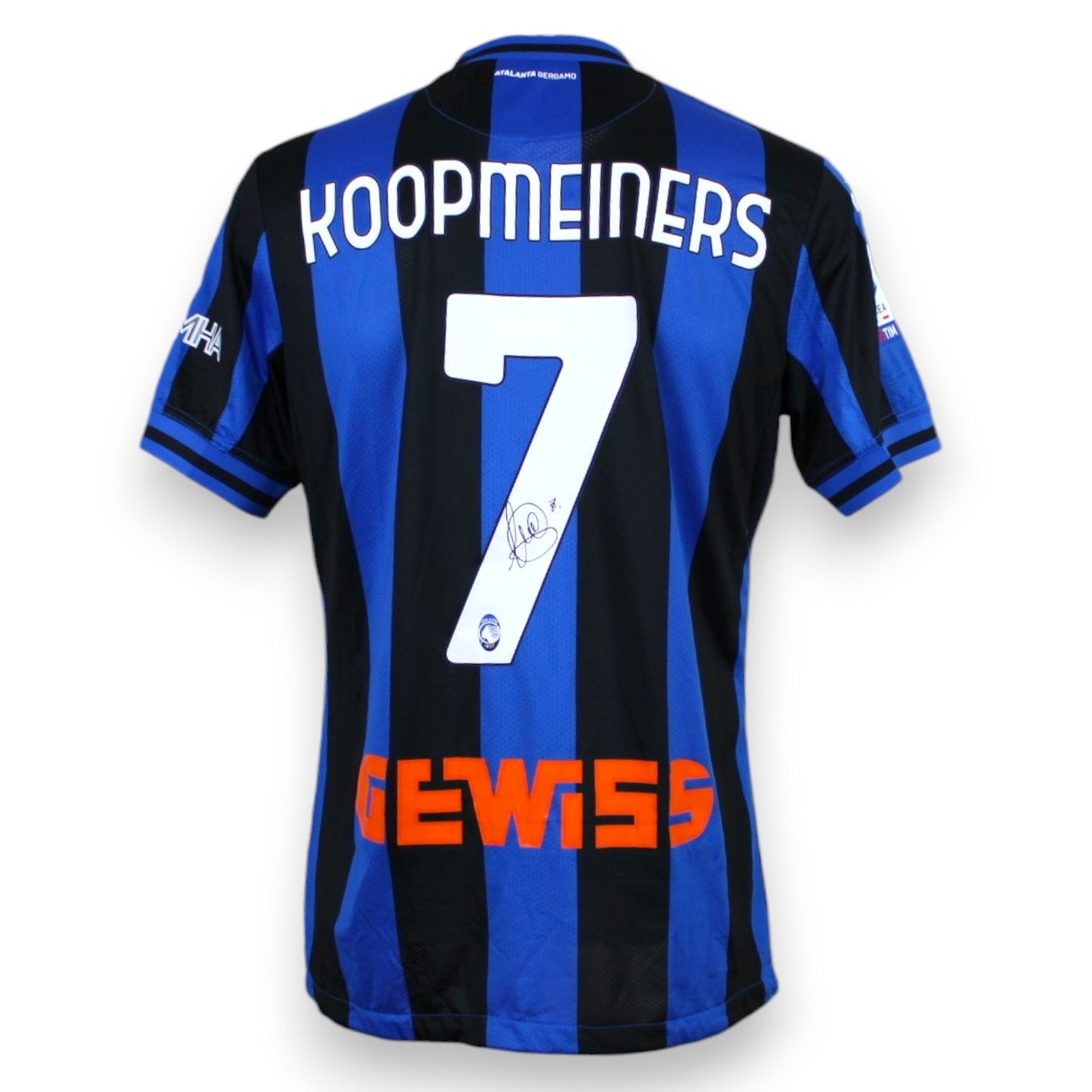 Retro maglia Atalanta Home 2023-24 autografata – nameset Koopmeiners numero 7 – autografo originale – Joma – Serie A