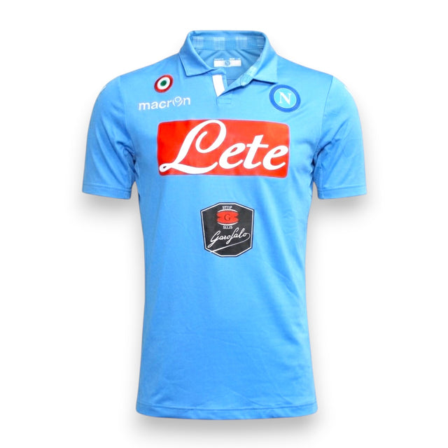 Maglia SSC Napoli Home 2014-15 Player Issued David Lopez – Macron – taglia XL – sponsor Lete Pasta Garofalo – condizioni Excellent