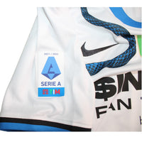 Patch Serie A TIM 2021-2022 maglia Inter Away Biscione Nike – swoosh nero – dettaglio manica