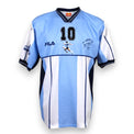 Maglia Argentina commemorativa Homenaje a Diego Maradona – Open Sports – N.10 – autografo stampato fronte – taglia XL – condizioni Excellent