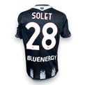 Retro maglia Udinese Home 2025-26 Player Issued – nameset Solet numero 28 – Macron – aquila linguata retro colletto – Serie A