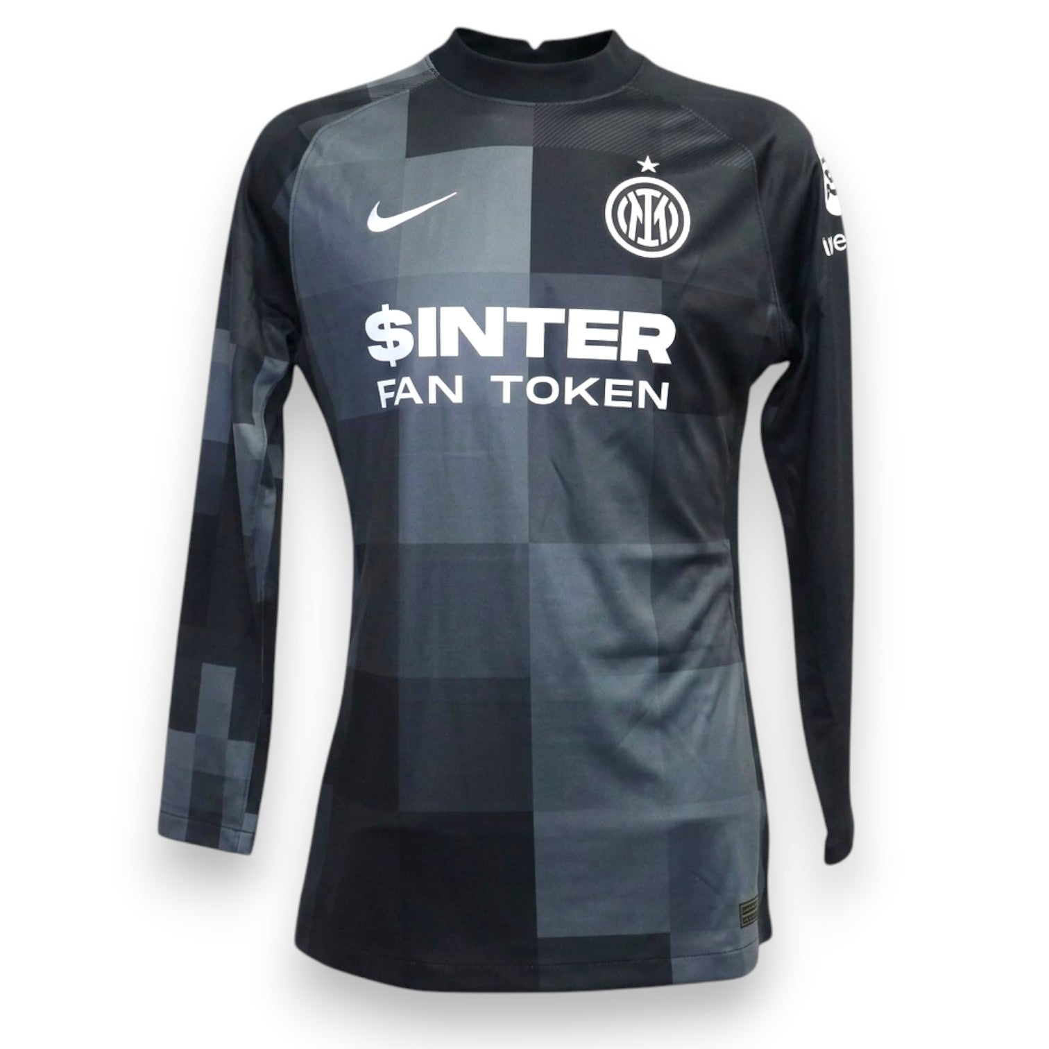Maglia Inter Portiere 2021-22 Store Samir Handanović numero 1 – Nike Dri-Fit – sponsor $INTER FAN TOKEN – condizioni Excellent