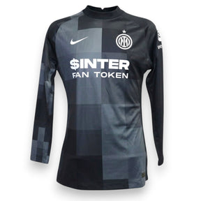 Maglia Inter Portiere 2021-22 Store Samir Handanović numero 1 – Nike Dri-Fit – sponsor $INTER FAN TOKEN – condizioni Excellent