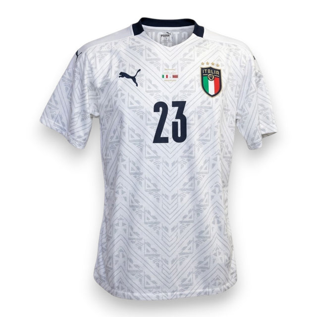 Maglia Italia Away 2019-20 Player Issued Gaetano Castrovilli numero 23 – Puma – matchday patch Italia-Armenia 18.11.2019 Palermo