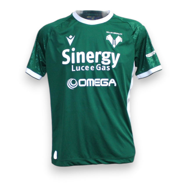 Maglia Hellas Verona Third 2021-22 Player Issued – Macron – sponsor Sinergy Omega – tributo Dante Alighieri – condizioni Excellent