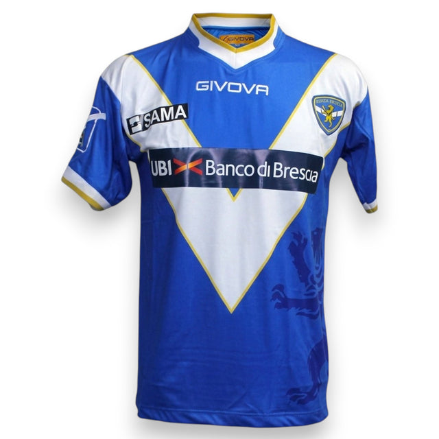 Fronte maglia Brescia Calcio Home 2012-13 Player Issued – Givova – sponsor UBI Banco di Brescia – SAMA – Serie B