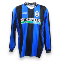 Maglia Atalanta Home 2002-03 Player Issued Carmine Gautieri numero 19 – Asics – sponsor Promatech – manica lunga – condizioni Excellent