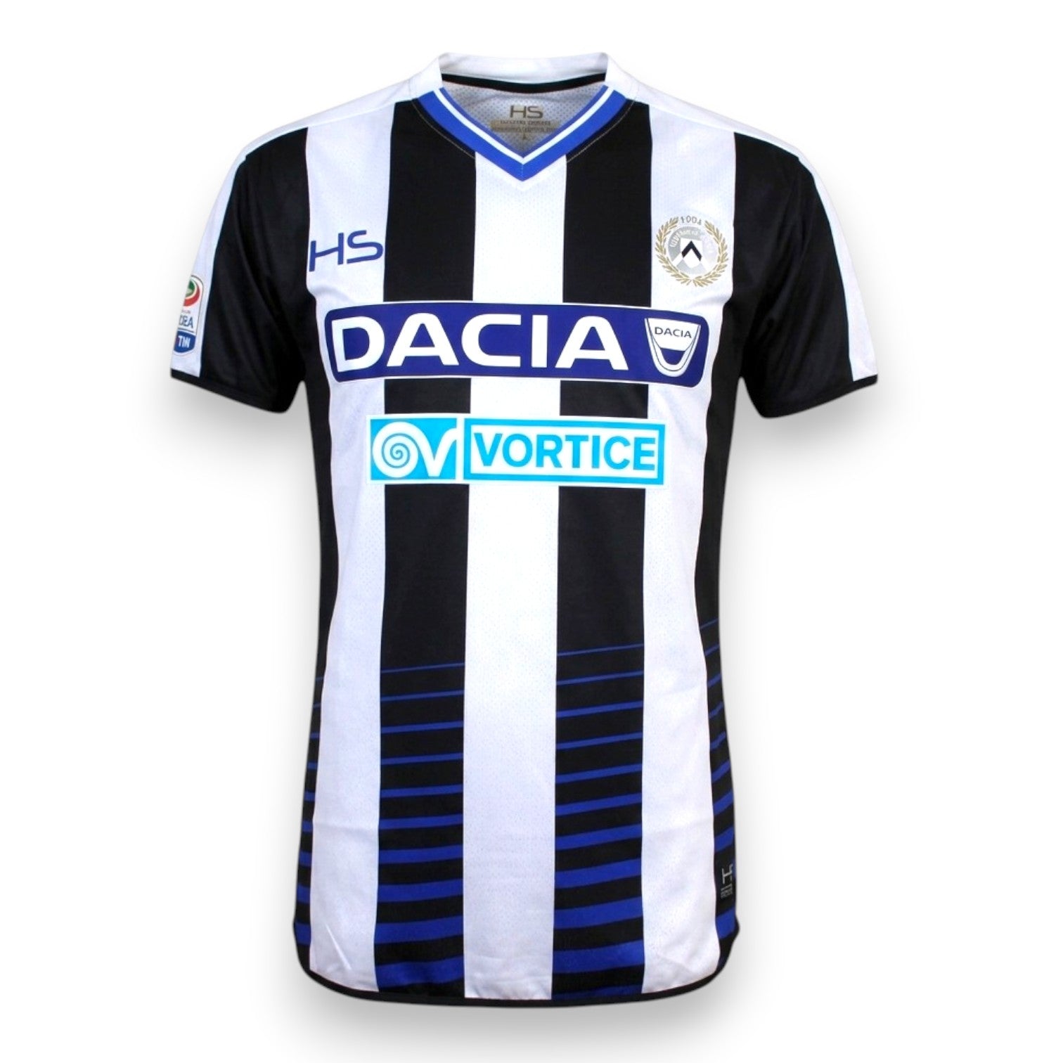 Maglia Udinese Calcio Home 2016-17 Player Issued – HS Football – sponsor Dacia Vortice – patch Serie A TIM – condizioni Excellent