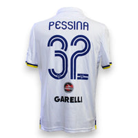 Retro maglia Hellas Verona 2019-20 Matteo Pessina Player Issued – personalizzazione ufficiale Serie A – loghi sponsor Garelli e Gruppo Sinergy