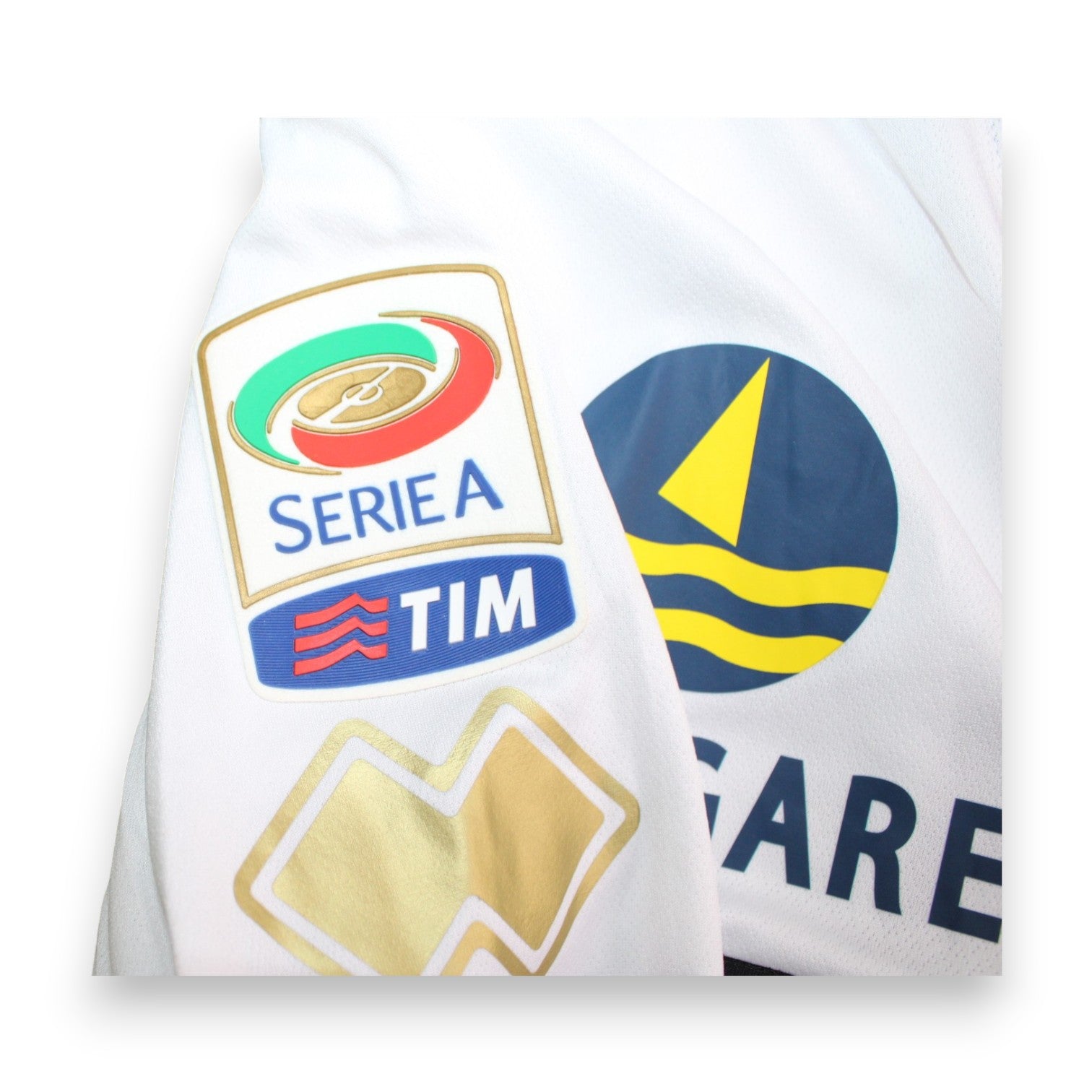 Patch Serie A TIM maglia Parma FC 2013-14 Player Issued – logo Navigare – Erreà – dettaglio manica originale fornitura squadra