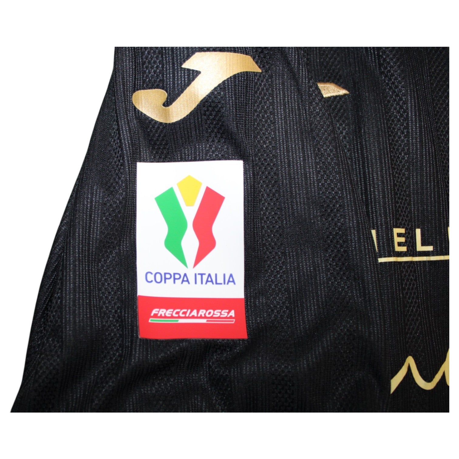 Patch Coppa Italia Frecciarossa maglia Hellas Verona Third 2024-25 Player Issued Joma – ricamo originale fornitura squadra