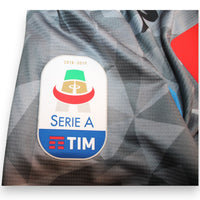 Patch Serie A TIM 2018-2019 maglia SSC Napoli Third Player Issued Kappa – ricamo originale fornitura squadra