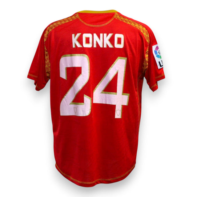 Retro maglia Siviglia Away 2007-08 numero 24 Konko – Joma – La Liga – cimelio calcio spagnolo