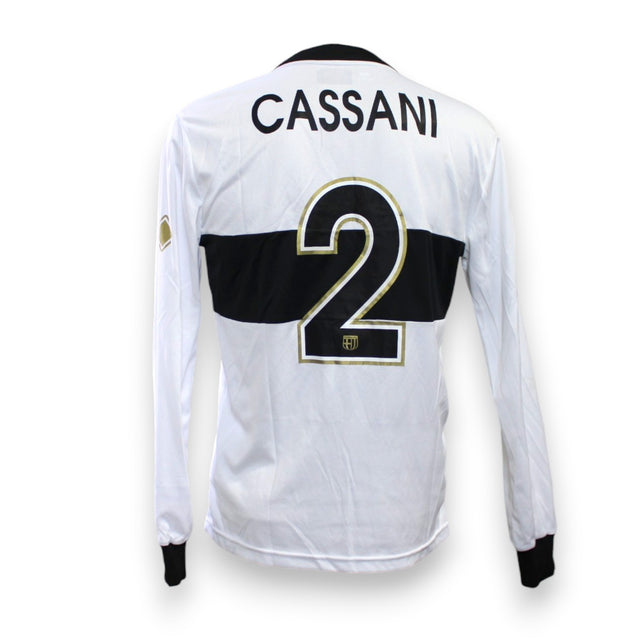 Retro maglia Parma FC 2013-14 numero 2 Cassani Player Issued maniche lunghe – Erreà – cimelio Serie A Centenario