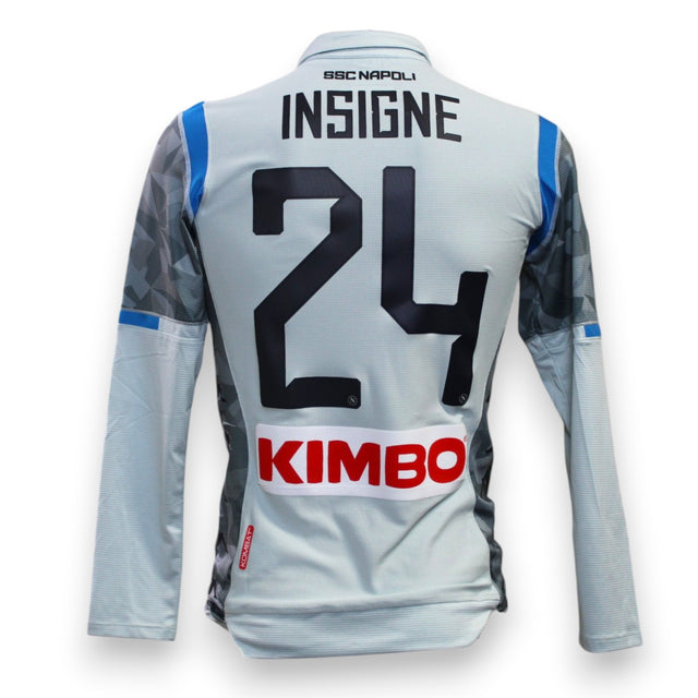 Patch Serie A TIM 2018-2019 maglia SSC Napoli Third Player Issued Kappa – ricamo originale fornitura squadra