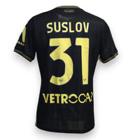 Retro maglia Hellas Verona Third 2024-25 numero 31 Suslov Player Issued – sponsor Vetrocar – Joma – cimelio Coppa Italia