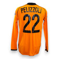 Retro maglia Roma 2002-03 Ivan Pelizzoli numero 22 – personalizzazione ufficiale bianca e blu – tessuto tecnico Kappa