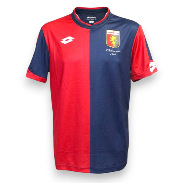 Maglia Genoa Home 2017-18 Player Issued Andrei Galabinov numero 16 – Lotto – design a quarti rossoblù – condizioni Excellent