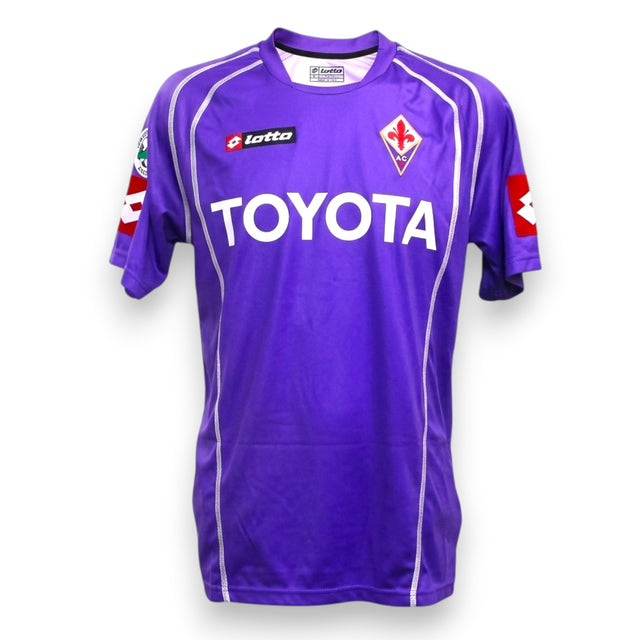 Maglia Fiorentina Home 2005-06 Player Issued Stefano Fiore numero 10 – Lotto – sponsor Toyota – patch Lega Calcio Serie A – condizioni Excellent