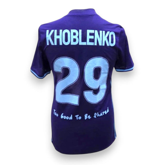 Retro maglia Dinamo Brest Away 2019-20 nameset Khoblenko 29 – Adidas – frase Too Good To Be Shared – cimelio originale Store