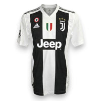 Maglia Juventus Home 2018-19 Player Issued Cristiano Ronaldo numero 7 – Adidas Climachill – sponsor Jeep – patch UCL e Scudetto