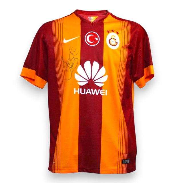 Maglia Galatasaray Home 2014-15 Player Issued autografata Felipe Melo numero 3 – Nike Dri-Fit – Huawei – Süper Lig – taglia M – condizioni Excellent