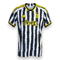 Maglia Juventus Home 2023-24 Store Adidas Jeep design zebra pennellato dettagli gialli – fronte – condizioni Excellent