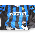 Dettaglio etichetta Nike e taglia XXL maglia Inter Store 1998-99 – Nike Fit – celebrativa 500 presenze Bergomi