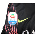 Patch Serie A TIM 2018-2019 maglia portiere AS Roma GK Player Issued Nike – swoosh giallo limone – dettaglio fornitura squadra